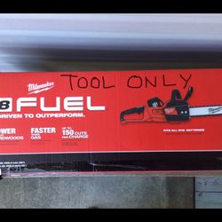 Milwaukee M18 FUEL 16” Chainsaw. Brand NEW from Combo Kit.  Tool Only.  No Charger.  No Battery.  No Blower.