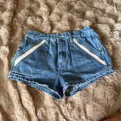Free People Jean Shorts