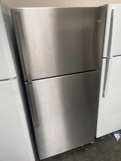 Whirlpool Top Mount Fridge Stainless Steel Energy Efficient