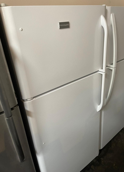 Frigidaire Top Mount Fridge – White, Clean Interior