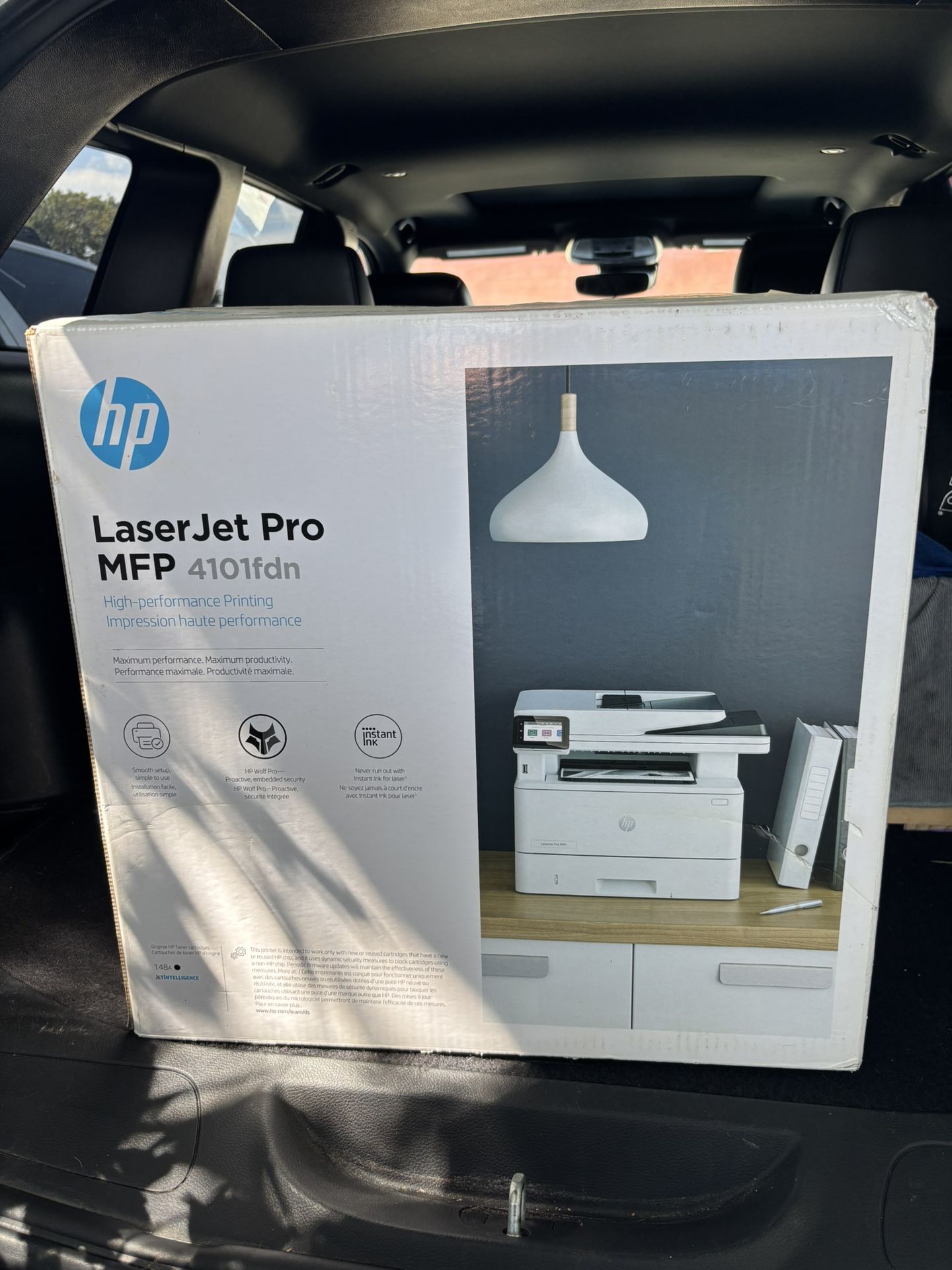 HP LaserJet Pro MFP 4101fdn Wired Black & White Laser Printer, All-In-One Print, Copy, Scan, Fax,