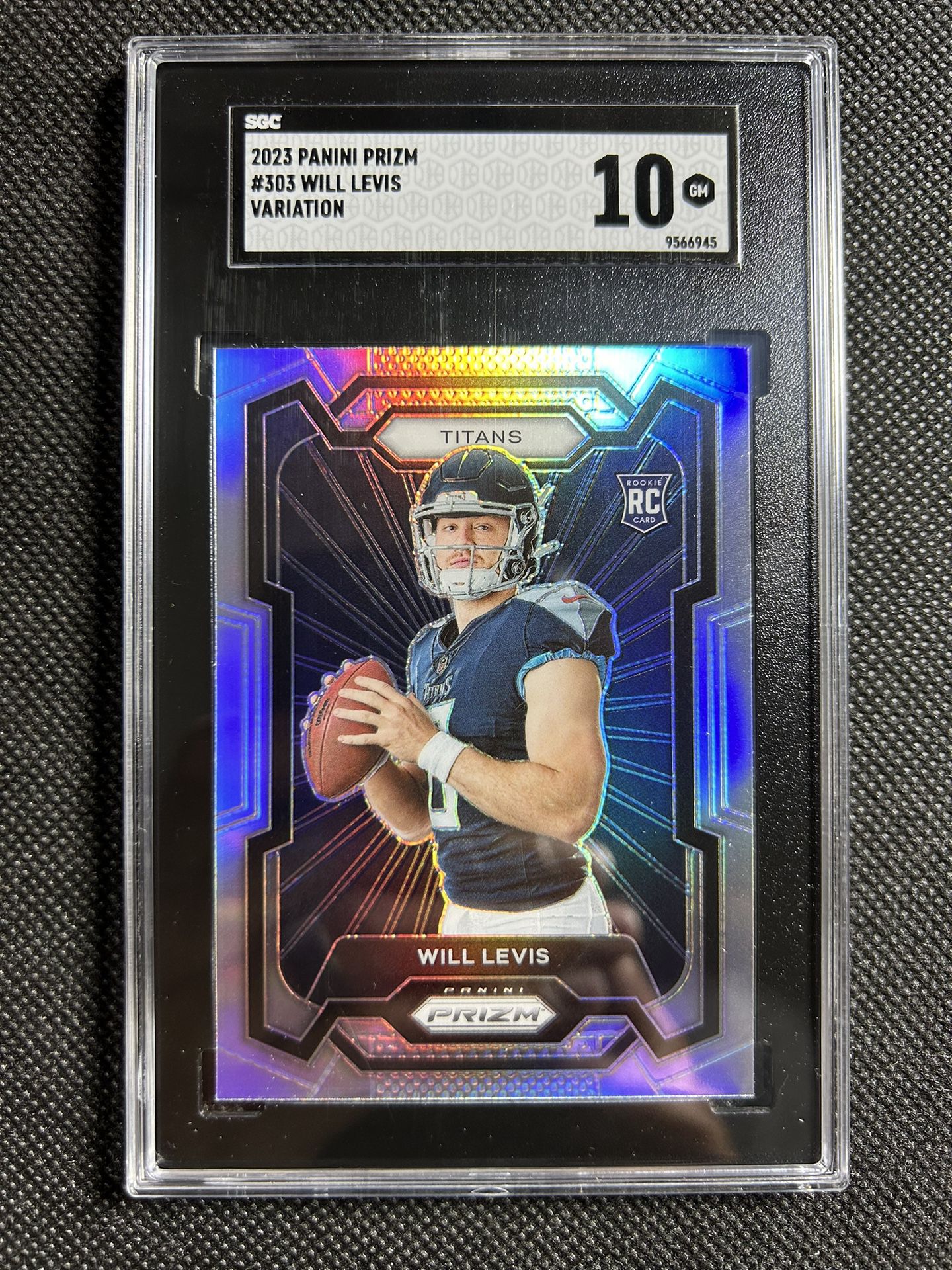 2023 Panini Prizm Silver Variation Will Levis Rc Rookie Tennessee Titans