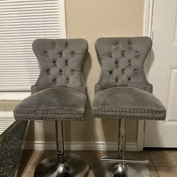 Grey bar Stools