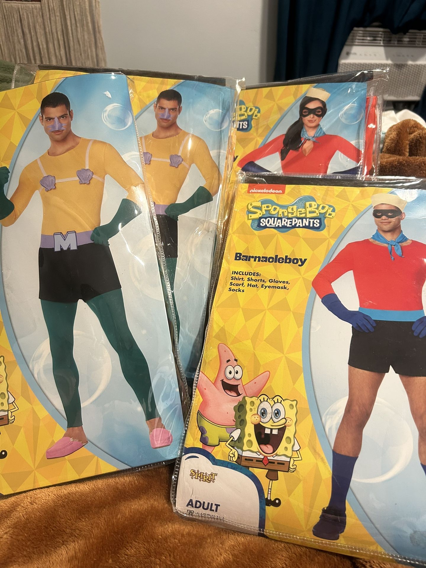 Mermaid Man & Barnacle Boy - Halloween Costumes NEW 
