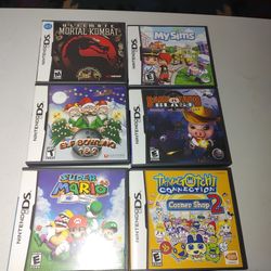 DS Game Cases And Manual ONLY $10each