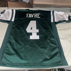 AUTHENTIC Brett Favre Reebok New York Jets Jersey Men 48 Sewn Green Clean NFL