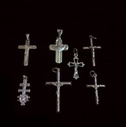 .925 silver Cross pendants🪙