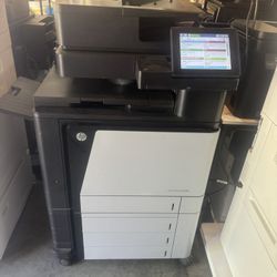 HP LaserJet Enterprise FLOW MFP M630 Copier/printer/scan/finisher/stapler