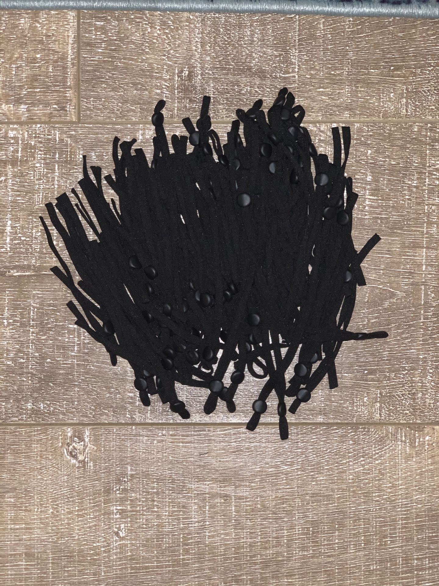 50 packs of 100 pcs sewing elastic for mask making.