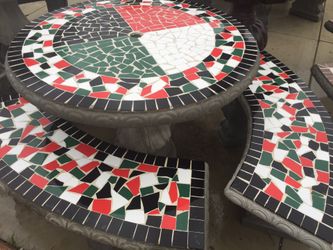 Concrete Patio Table