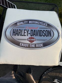 Harley-Davidson Metal Oval Sign