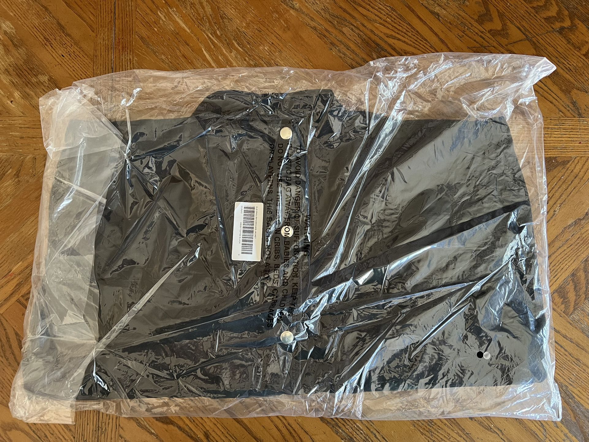 Supreme Arc Denim Coaches Jacket (SS25) Black Size Medium