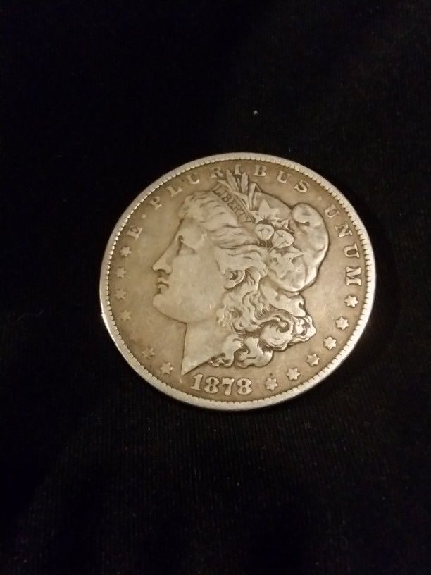 1878 Silver Dollar Coin In Great Shape