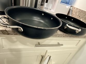 2 All Clad non stick pans