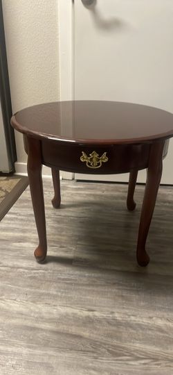 Nice wood side table