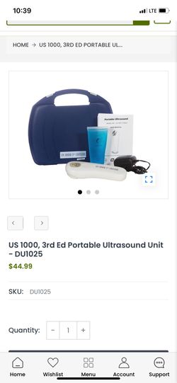 ULTRA SOUND UNIT PORTABLE