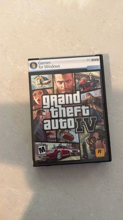 Grand Theft Auto IV PC DVD w/ Map Game Windows GTA 4 2 Discs, $20