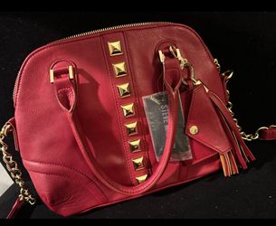 Steve Madden Bhelena Studs Purse - limited edition wine color! Brand new with tags. 