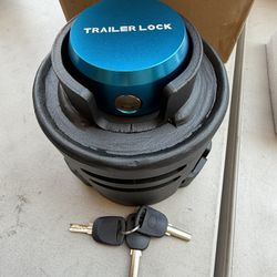 Upgraded 2 5/16" Trailer Lock, Heavy Duty Safety Tongue Locks, Super Solid Thick Steel,2 5/16 Spherical Hook Coupler Lock,Anti-Theft Anti-Smashing,For