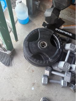 Olympic weights neoprene covered 4x45s