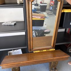 Entry Table And Mirror 