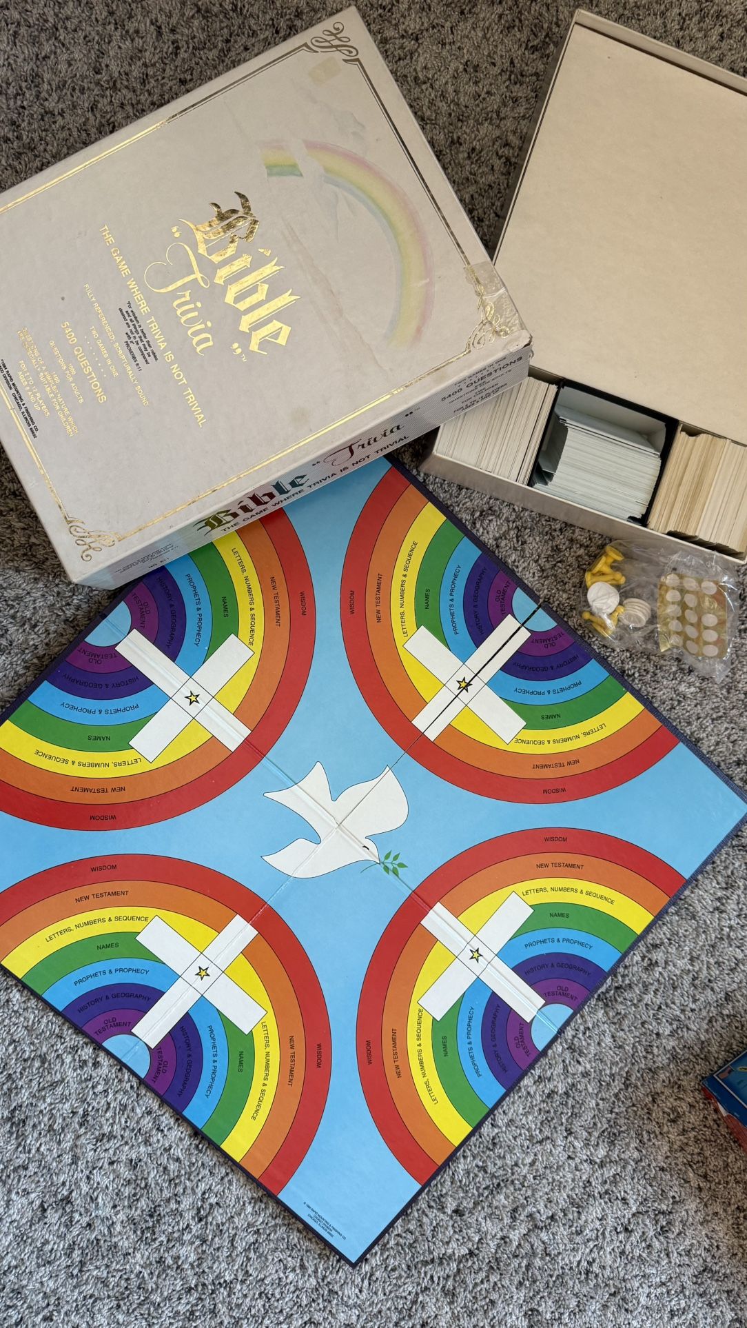 Bible Trivia Vintage Game 