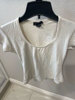 Express white short sleeve t-shirt