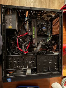 Server Desktop with accessories