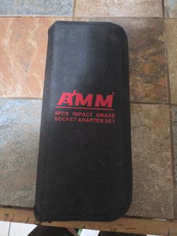 AMM 9pcs Impact Grade Socket Adapter Set