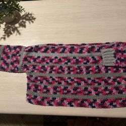 Handmade crochet sweater 