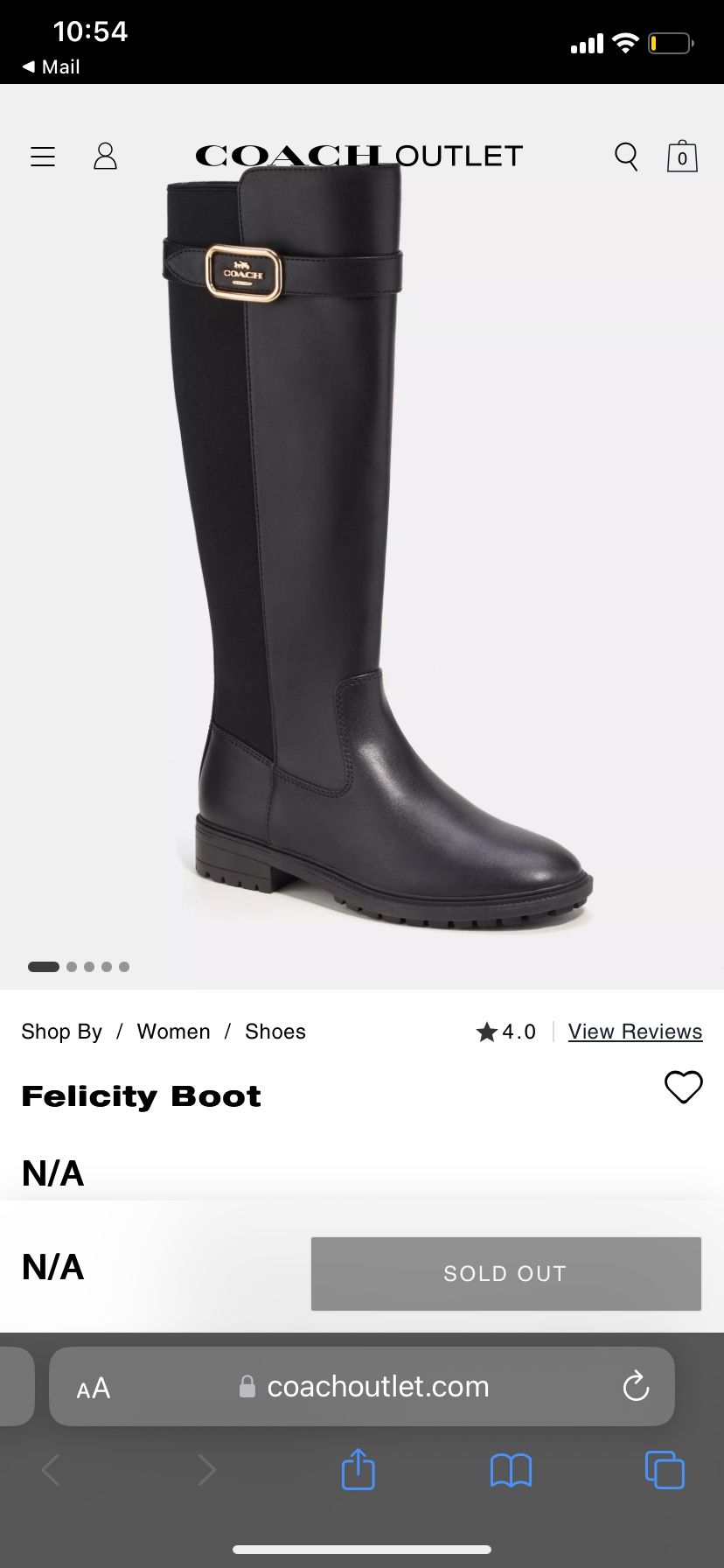 Coach Felicity Boot