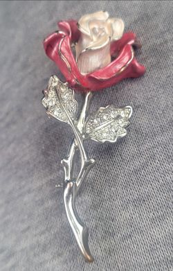 Vintage rose pin