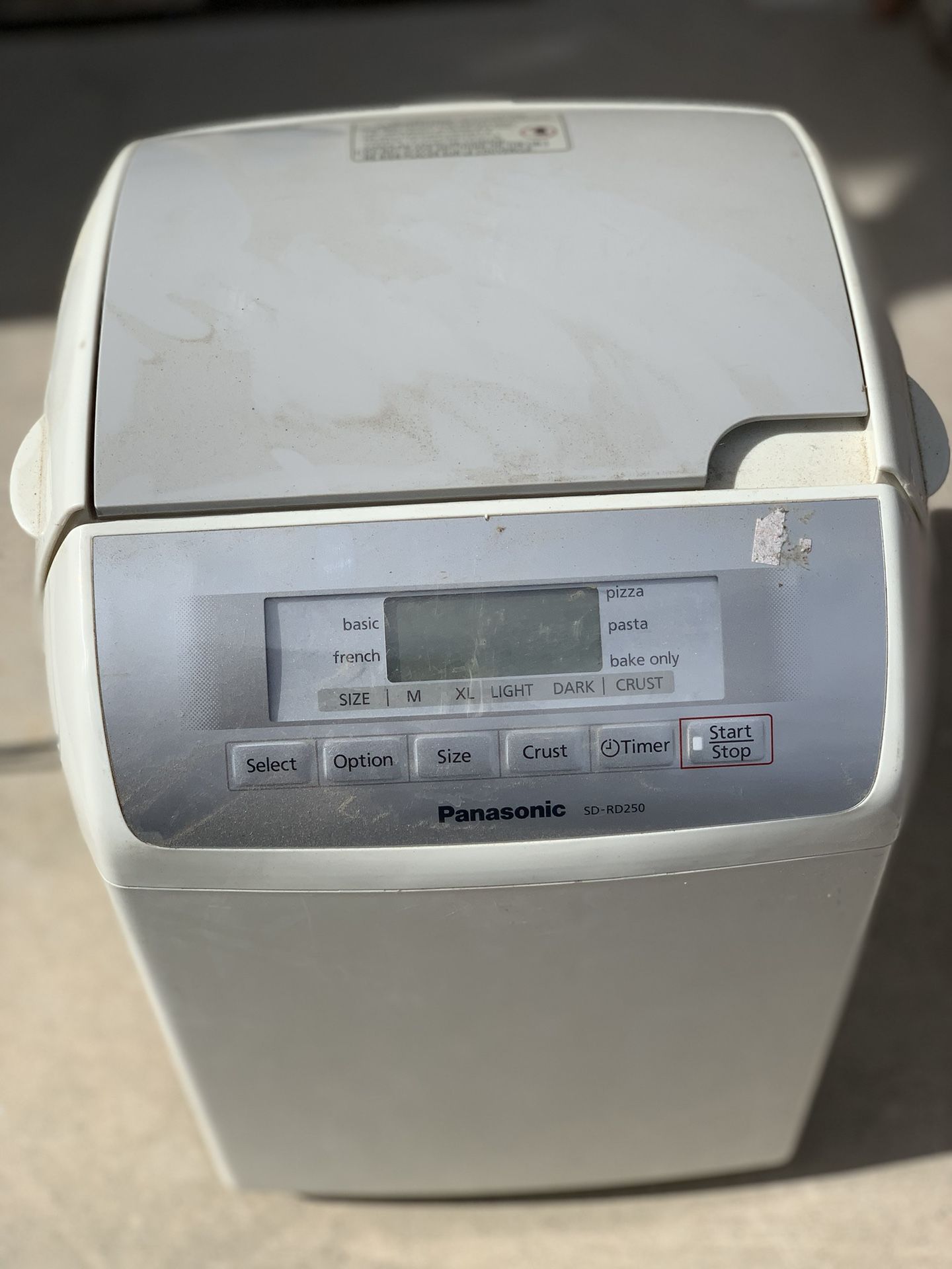 Panasonic bread maker