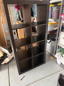 Dark Brown Cube Storage Shelving Unit ikea