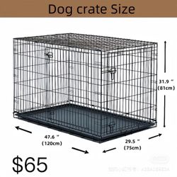 Dog Crates 48” Wire Dog Cage