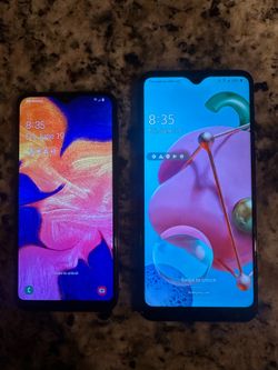 2 Android Phones Bundle – LG K51 + Samsung Galaxy A10e – Working