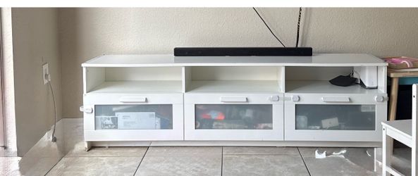 White TV stand from IKEA- Free
