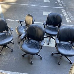 Vintage Herman Miller Equa Conference Room Chairs 