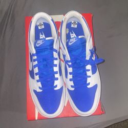 New Racer Blue Nike Dunks low