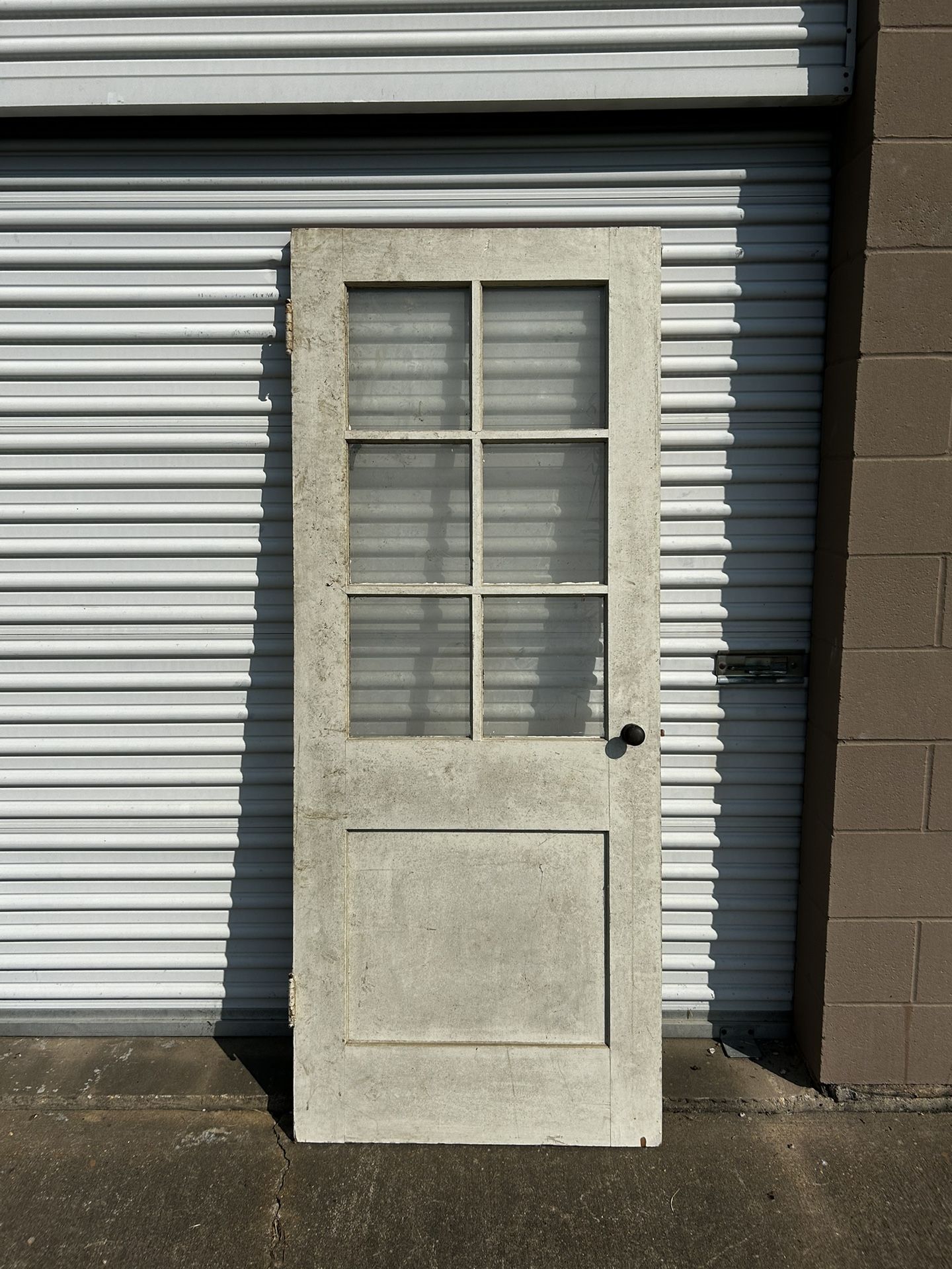 1900s antique 6 Glass Panel Door