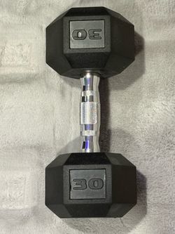 Dumbbell 30 lbs Hex Dumbbell