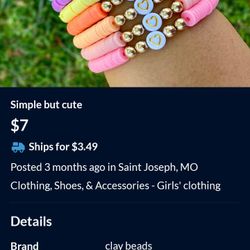 Customize Your Own Clay Bead Bracelet