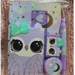 Owl Notebook With Accessories Inspiration For Writing 