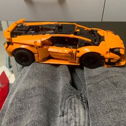 Orange Lego Lamborghini