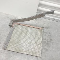 Vintage 12” Paper Cutter