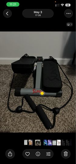 MINI STEPPER WITH EXERCISE BANDS