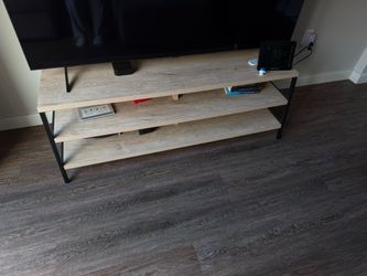 TV stand with 65" LG TV