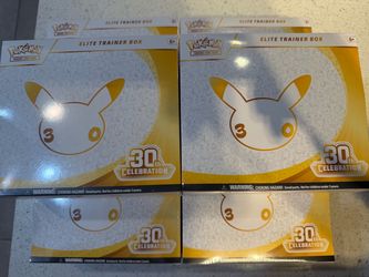 pokemon 30th anniversary celebration elite trainer box etb