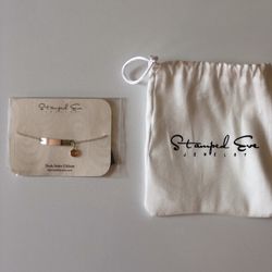 Brand New Baby Bracelet Swarovski Stone Starling Silver Bracelet Stone Size 7mm Comes In A Satin Pouch 