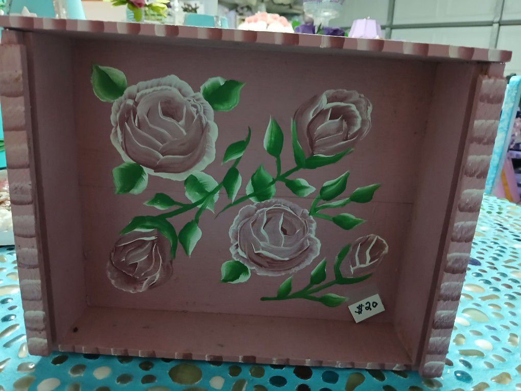 Pink ROSES TRAY